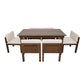 VEA Solid Wood Dining Set