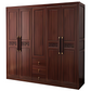 Quira K608/ K609-Wardrobe (All Solid Wood)