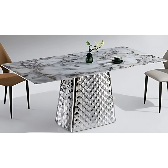 Viora C078 Dining Table (Super Crystal)